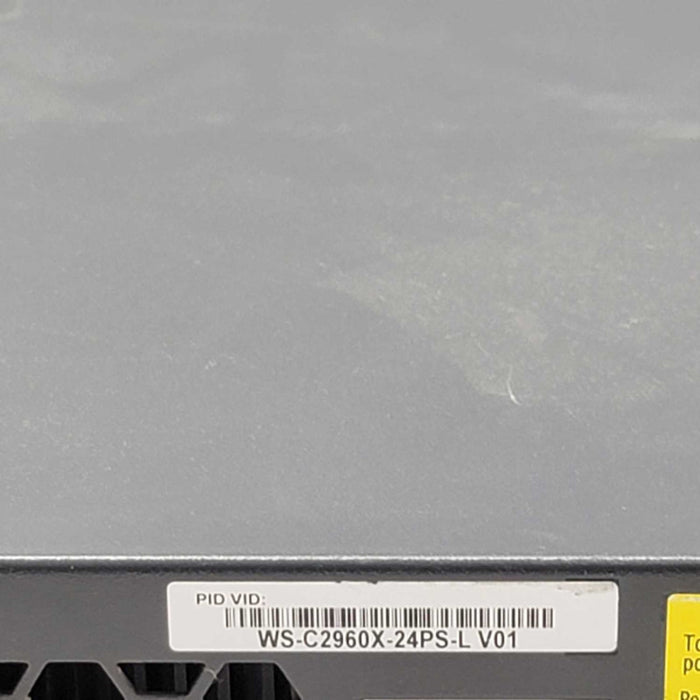 Cisco Catalyst WS-C2960X-24PS-L 24-Port Gigabit PoE Ethernet Switch =