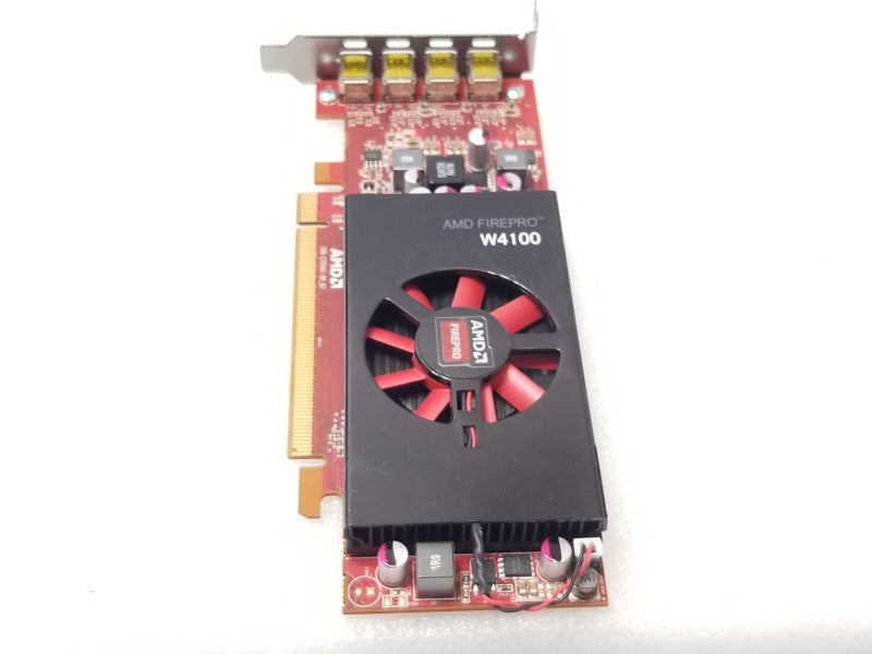 AMD FirePro W4100 2GB GDDR5 4 x Mini DP Low Profile PCI-e Graphics Card _
