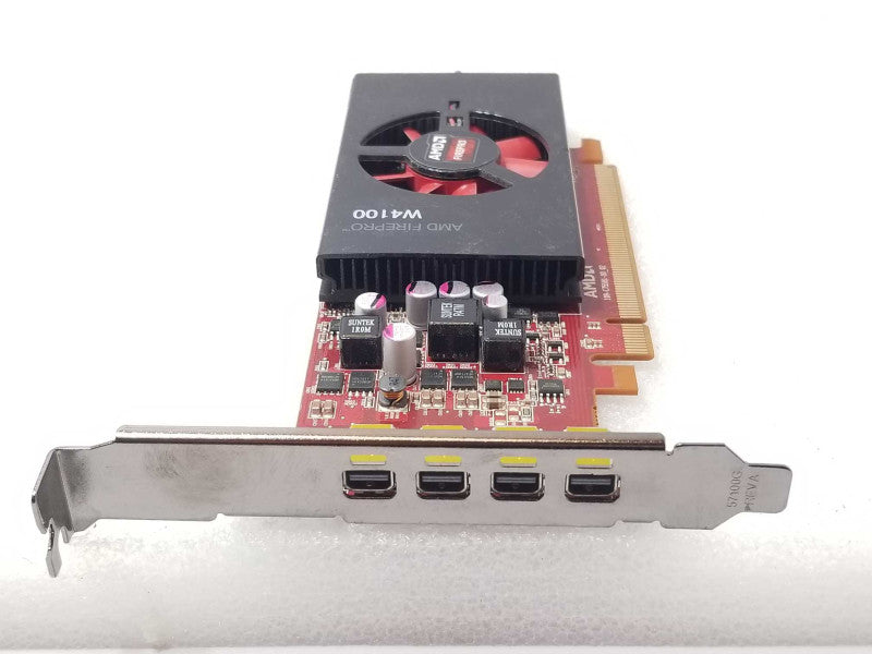AMD FirePro W4100 2GB GDDR5 4 x Mini DP High Profile PCI-e Graphics Card _
