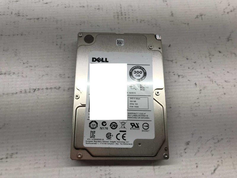DELL 2.5\\" 300GB 15K 6G SAS DP Hard Drive