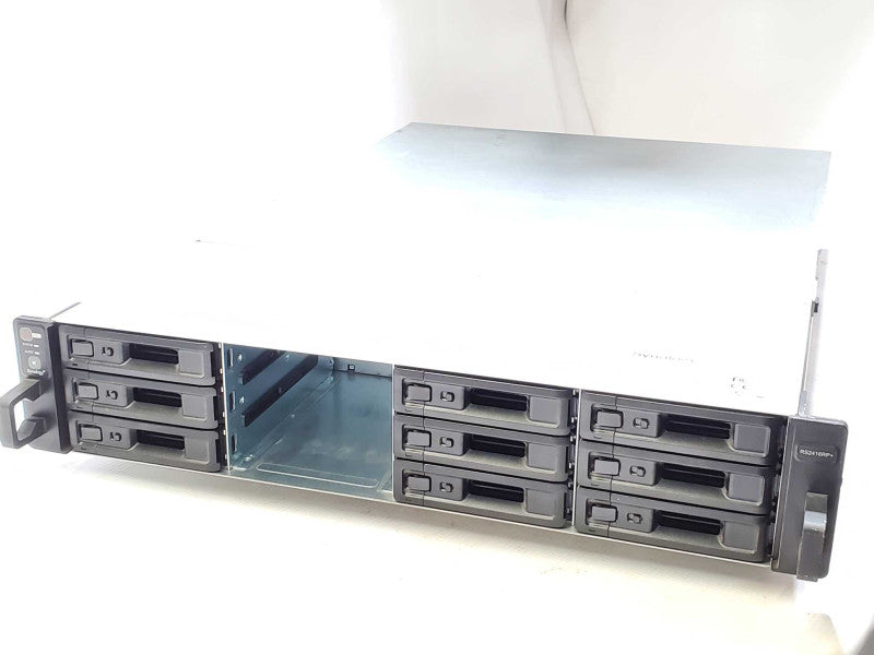 Synology Rs2416rp+ Nas Server Incl 12x 3.5\\" HDD bays 9x HDD caddies 2x PSU +