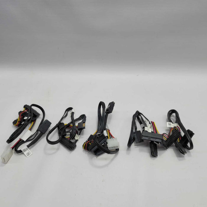 5x Dell Mini SAS SFF-8087 To Dual SAS SFF-8482 Cable with SATA Power DP/N =