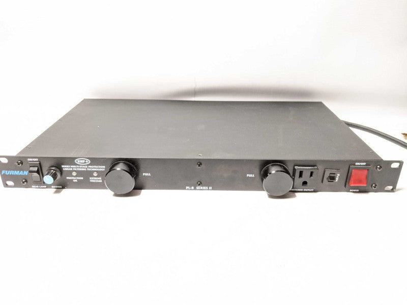 Furman PL-8 Series II Power Conditioner Filter Horiztonal Rack PDU with lights