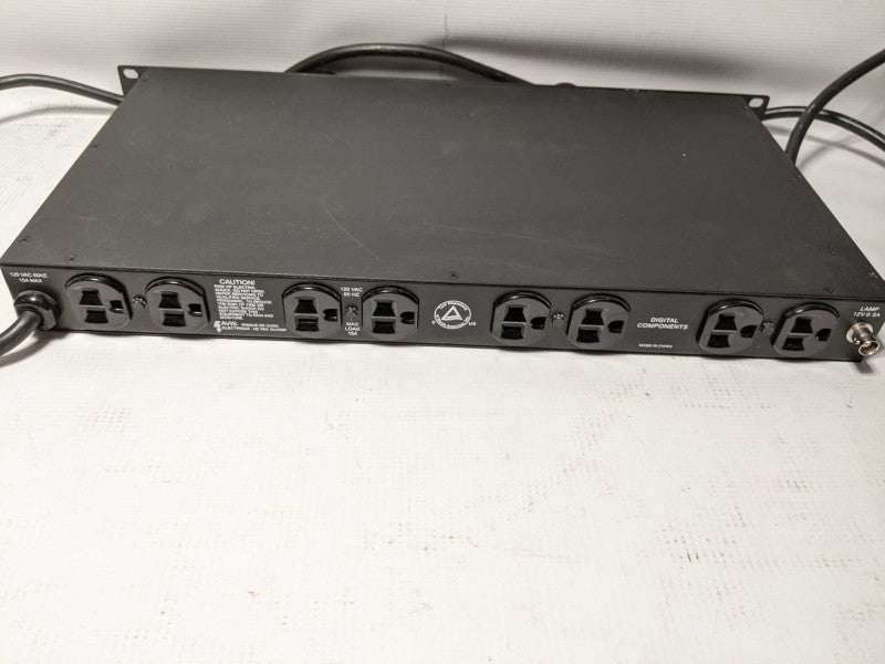 Furman PL-8 Series II Power Conditioner Filter Horiztonal Rack PDU with lights