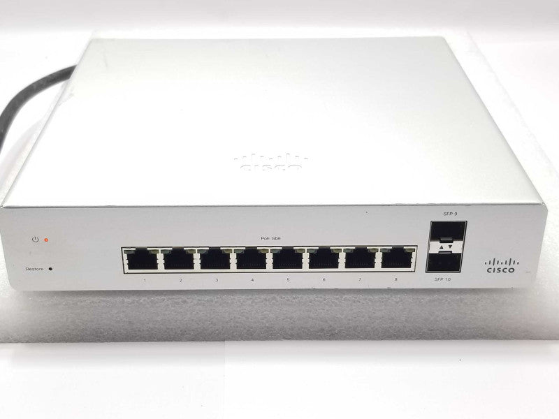 Cisco Meraki MS220-8P-HW Gigabit Ethernet Switch Unclaimed _