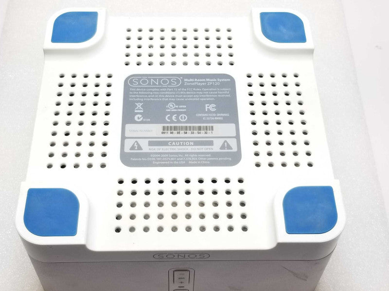sonos multi room music system Zone Player ZP120, Factory reset _