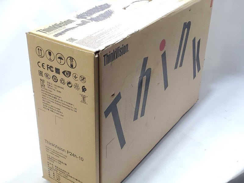 Lenovo ThinkVision P24h-10 23.8 Inch Monitor OpenBox READ +