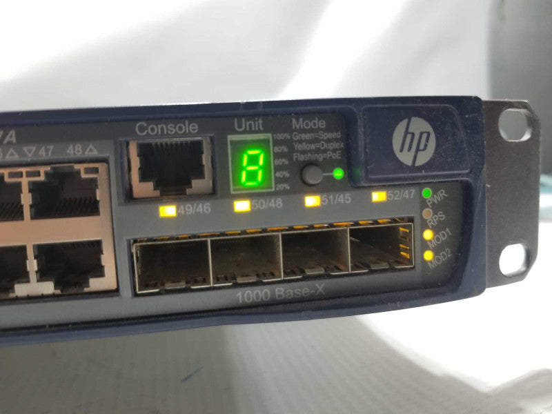 HP A5120-48G-PoE+ EI JG237A 48-Port 1GbE Gigabit Ethernet Network Switch ~