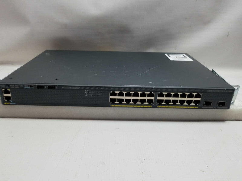 Cisco WS-C2960X-24TD-L 24 Port 2960X Gigabit Switch, AS-IS ~