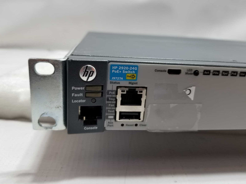 HP J9727A 2920-24G POE+ Managed Gigabit Ethernet Switch 24-Ports with J9731A ~