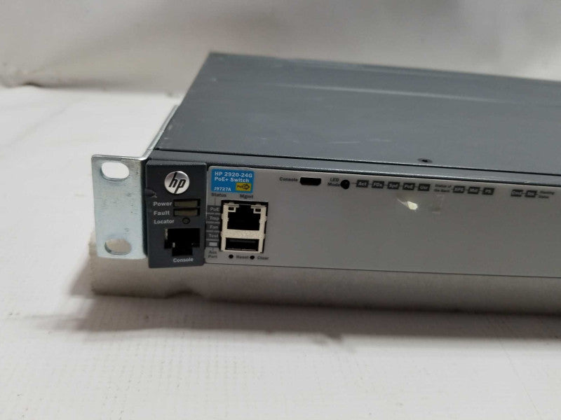 HP J9727A 2920-24G POE+ Managed Gigabit Ethernet Switch 24-Ports, ~