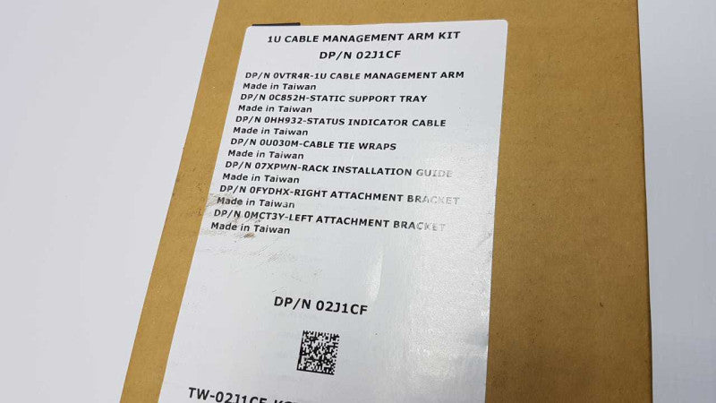NEW 1U Cable Management ARM Kit 02J1CF #