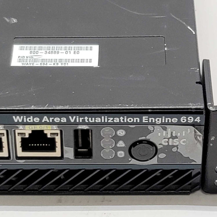 Cisco Wide Area Virtualization Engine 694 (WAVE-694-K9 V01) No Hard Drives =