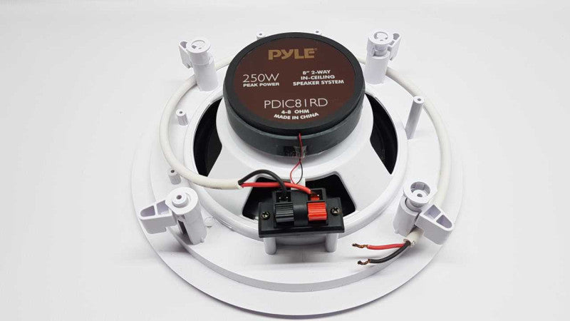2x (pair) Pyle PDIC81RD Ceiling Home and Office Speaker 250W #