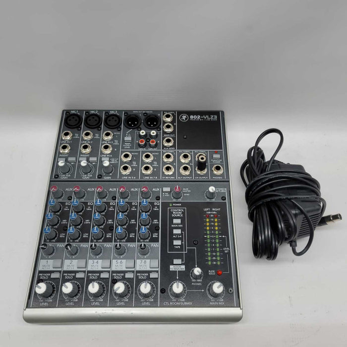 Mackie 802-VLZ3 8-Channel Mixer with AC Adapter =