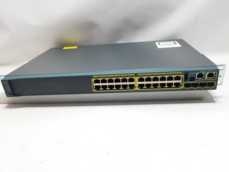 Cisco WS-C2960S-24TS-L 24 Port 10/100/1000 Gigabit Switch, FCTY RESET, QTY ~