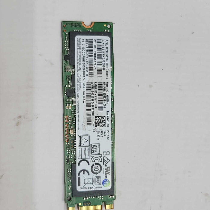 Samsung SSD Sata M.2 256GB Solid State Drive PM871a =