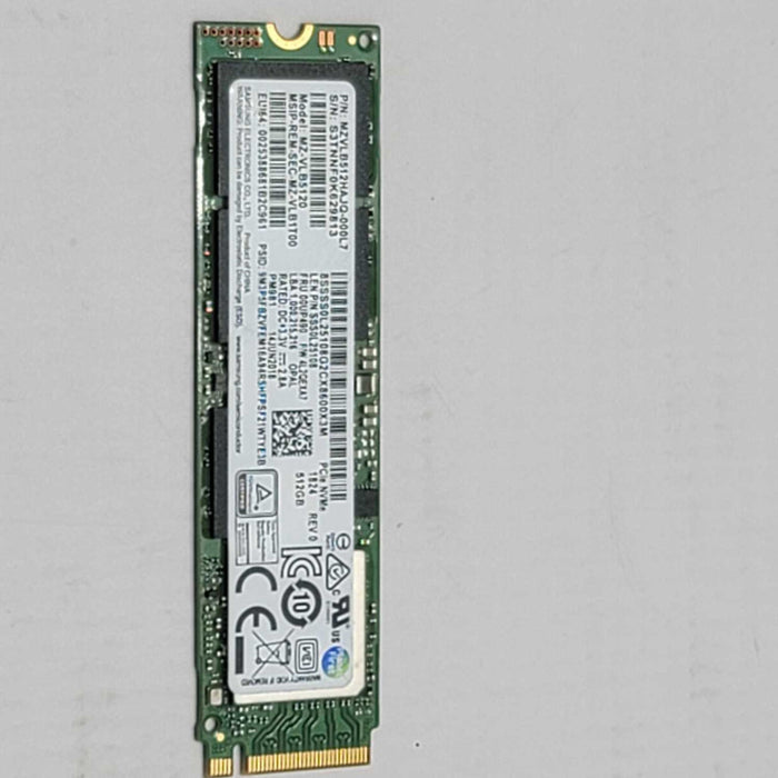 Samsung 512GB PM981A MZ-VLB512B M.2 PCIe 2280 NVMe Gen 3 x4 SSD =