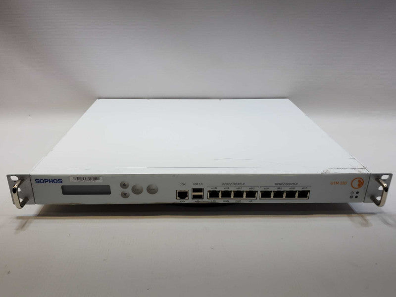 Sophos UTM 220 8-Port Firewall Gateway Network Switch Gigabit Rev.5 (