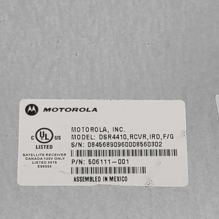 Motorola DSR-4410MD Satellite Multiplex Decrypter Receiver =