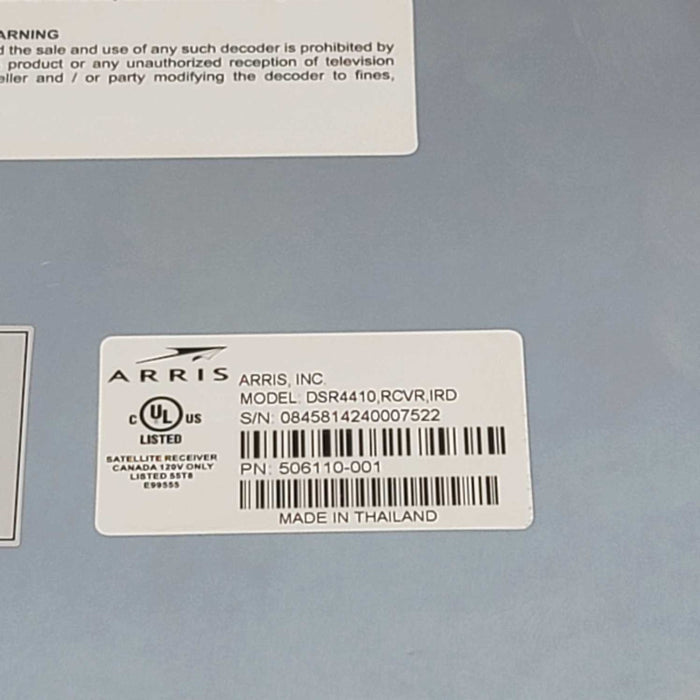ARRIS  DSR-4410MD P/N: 506110-001 Commercial Satellite Multiplex Decrypter =