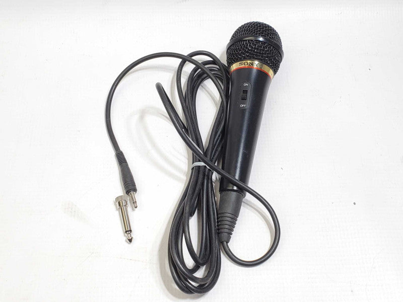 SONY F-V220 Dynamic Cable Consumer Microphone W/ 10 Foot Cord +