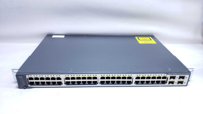 Cisco Catalyst WS-C3750V2-48PS-E 48-Port PoE Gigabit Switch [