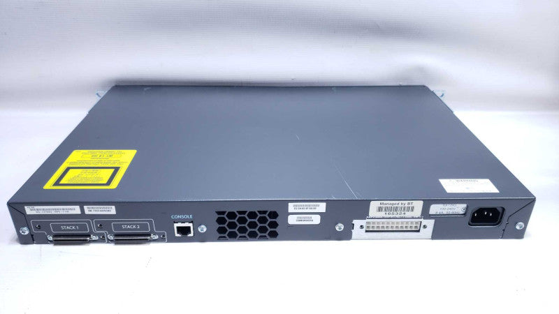 Cisco Catalyst WS-C3750V2-48PS-E 48-Port PoE Gigabit Switch [
