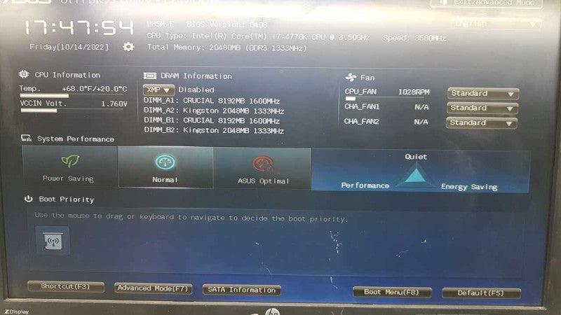 CPU/Motherboard Combo I7-4770k @ 3.50ghz / 20gb ram / B85M-E / READ #