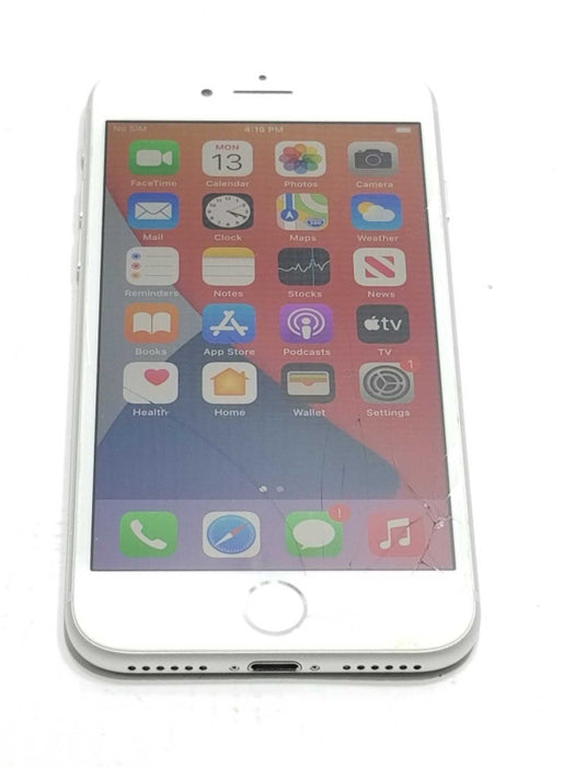 Apple iPhone 8 64GB, Carrier Unlocked, Cracked Screen, Factory reset