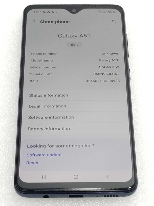 Samsung Galaxy A51, 64GB Storage, Carrier Unlocked