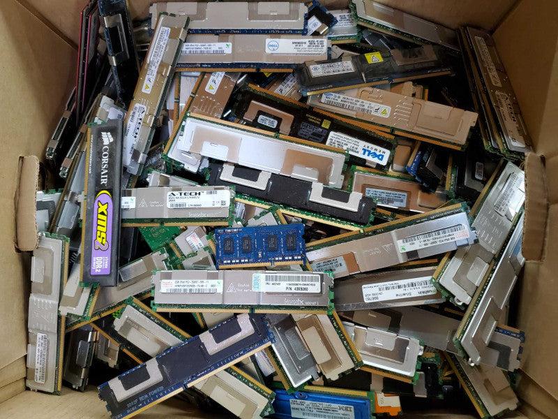 Box of 40.6LB Mixed Scrap Ram With Heatsink / Memory - AS-IS - READ (