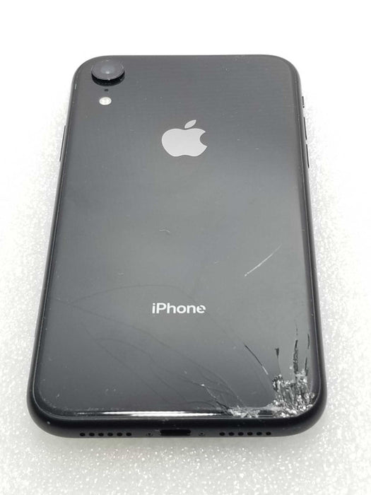Apple iPhone XR 64GB DARK GREY, UNLOCKED, Broken Glass,