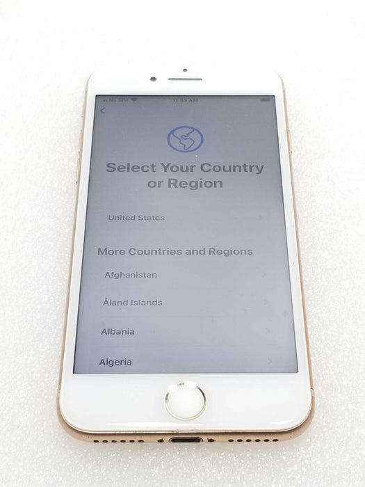 Apple iPhone 8, 64GB, Activation Locked, Backside glass Cracked/Broken, Parts