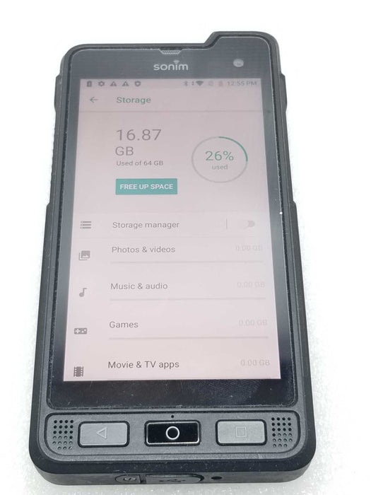 SonimXP8800 Unlocked 64GB Black Android Ultra Rugged Smartphone