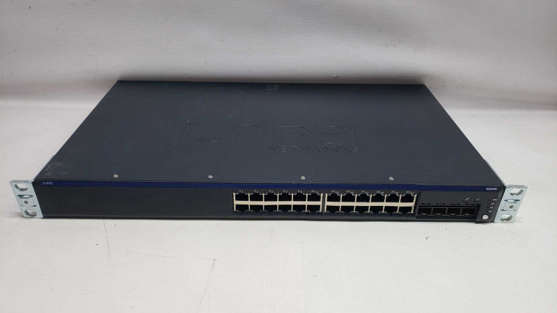 Juniper EX2200 24-Port Gigabit Network Switch with 4 SPF+ 1G Uplink [