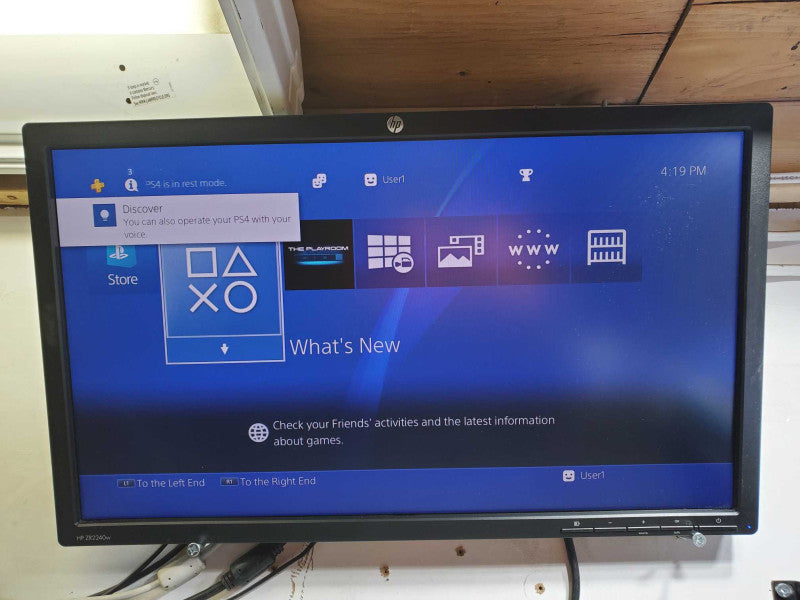 Sony PlayStation 4 Slim 1TB Console Only Jet Black CUH-2215B +