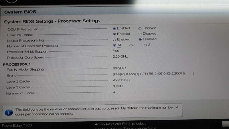 Dell Poweredge T320 Xeon E5-2407 @ 2.20ghz / 64gb ram / H710 Raid Ctrl #