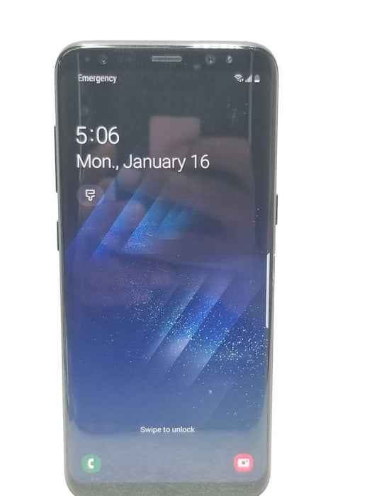 Samsung Galaxy S8 SM-G950W - 64GB - Black, UNLOCKED)