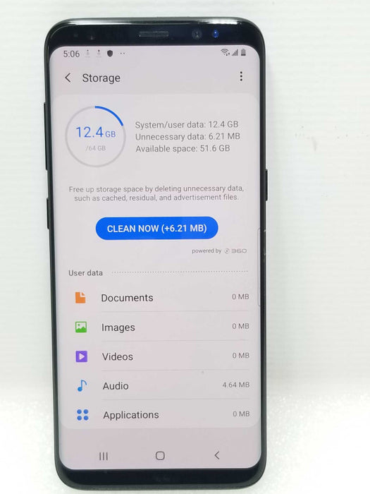 Samsung Galaxy S8 SM-G950W - 64GB - Black, UNLOCKED)