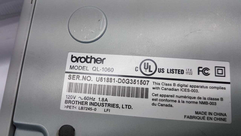 Brother QL-1060N Network label printer / READ #