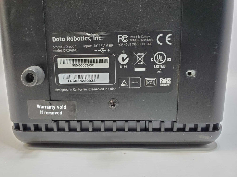 Data Robotics DROBO DR04D-D Gen2 4 Bay Redundant Storage (