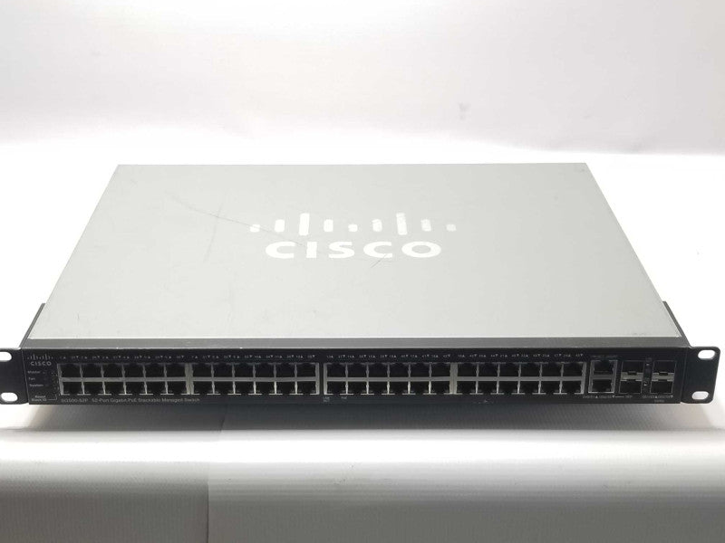 Cisco SG500-52P-K9 52-Port Gig PoE Stackable Managed Switch _