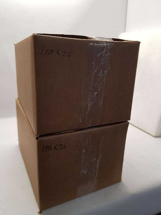 Two boxes of 1 TB 3.5\\'\\' SATA HDDs mixed brands - 52 PCS