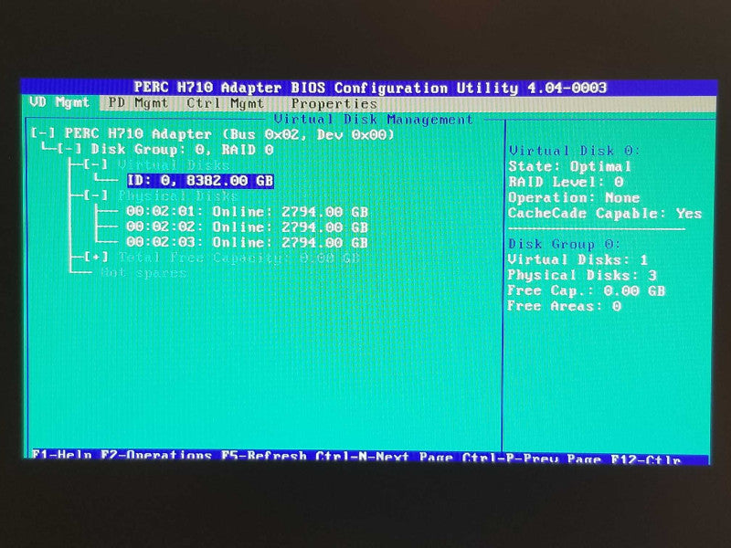Dell PE T620, 2x Xeon E5-2650 2.0GHz, 320GB DDR3 ECC, 4x 3TB, H710, Read AS-IS _