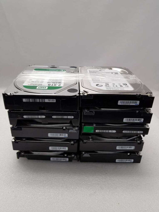 10x Assorted Brand/Model 2TB SATA 3.5\\" Hard Drives