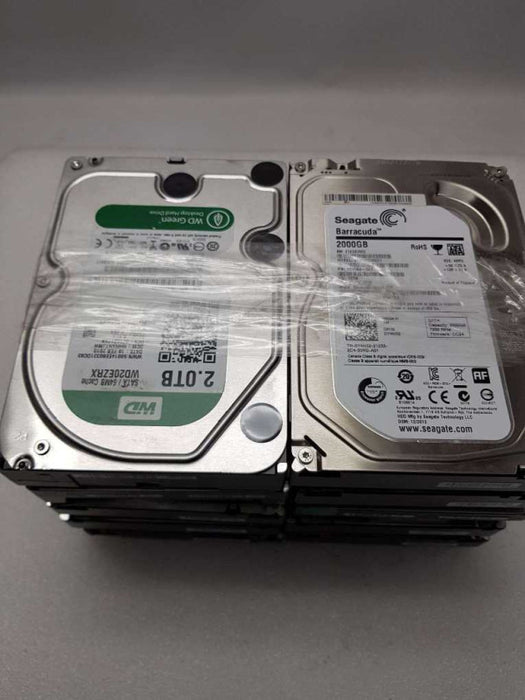 10x Assorted Brand/Model 2TB SATA 3.5\\" Hard Drives