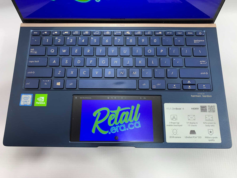 ASUS ZenBook 14 inch UX434F with i7-8565U CPU 16GB RAM & 512GB SSD storage   -