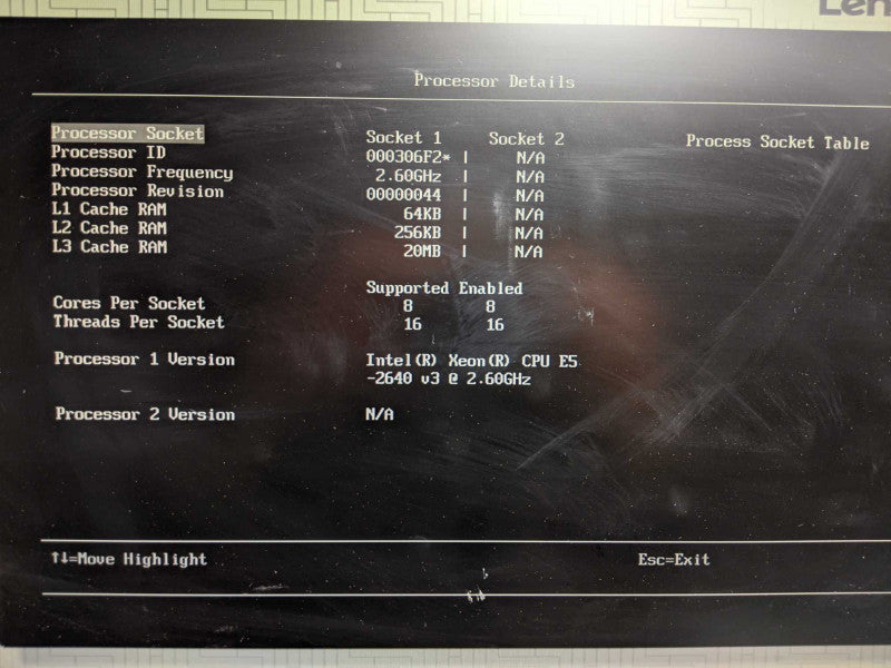 Lenovo X3550 M5 Xeon E5-2640 v3 2.5GHz 8GB ECC 2x PSU No RAID