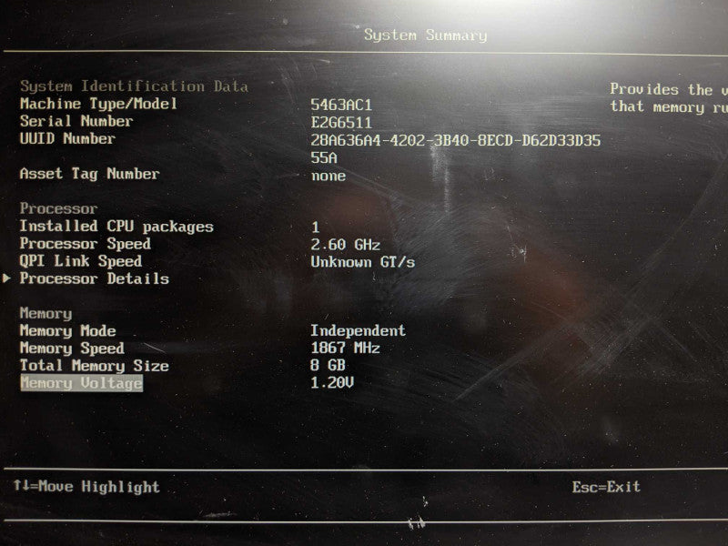 Lenovo X3550 M5 Xeon E5-2640 v3 2.5GHz 8GB ECC 2x PSU No RAID